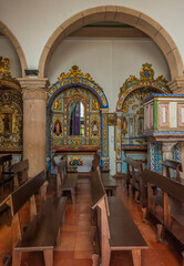 Fototapeta na wymiar Loule , Algarve, Portugal Church interior