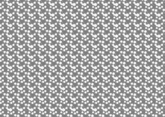 black and white seamless pattern, dark and white seamless pattern design of flowers shape, Chicory flowers seamless pattern. Vector stock illustration