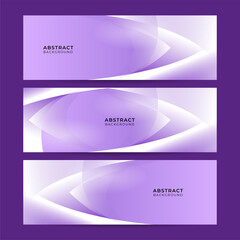 Vector abstract graphic design banner pattern background template. Purple violet abstract banner background