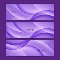 Vector abstract graphic design banner pattern background template. Purple violet abstract banner background