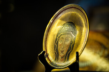Interiors of the Hagia Sophia Cathedral in Istanbul