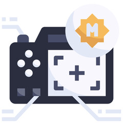 Obraz premium MANUAL flat icon,linear,outline,graphic,illustration