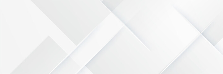 Vector abstract graphic design banner pattern background template. White abstract banner background