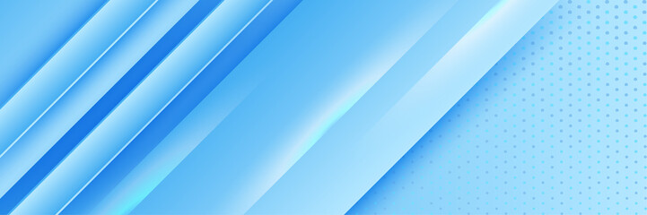 Fototapeta premium Vector abstract graphic design banner pattern background template. Blue abstract banner background