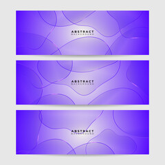 Vector abstract graphic design banner pattern background template. Purple violet abstract banner background