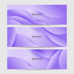 Fototapeta premium Vector abstract graphic design banner pattern background template. Purple violet abstract banner background