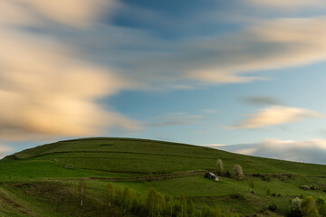 landscape with clouds