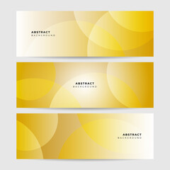 Vector abstract graphic design banner pattern background template. Orange yellow abstract banner background