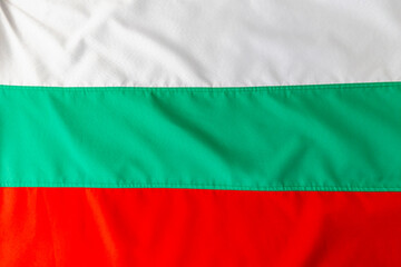 Bulgarian National Flag, fabric material