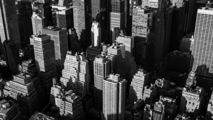 black and white NYC, Night New York City, downtown city, view, sky, nyc, building, night, Dark, picture