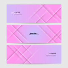 Vector abstract graphic design banner pattern background template. Pink abstract banner background