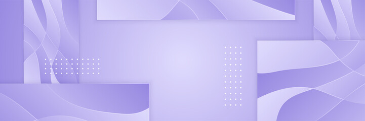 Vector abstract graphic design banner pattern background template. Purple violet abstract banner background