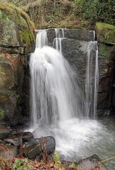 Winter at Lumsdale Falls, Derbyshire

