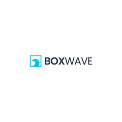 BOX WAVE LOGO DESIGN VECTOR