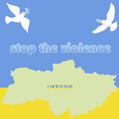 Stop violence in ukraine. No war