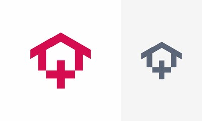 home medical logo design. home medical icon, logo design template