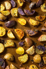 Homemade Cooked Roasted Baby Potatoes