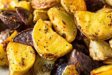 Homemade Cooked Roasted Baby Potatoes
