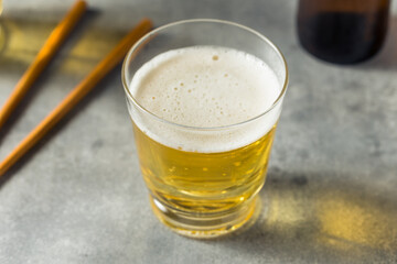Boozy Refreshing Japanese Sake Bomb Cocktail