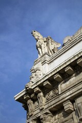 Milan Central Station, detail of the station
