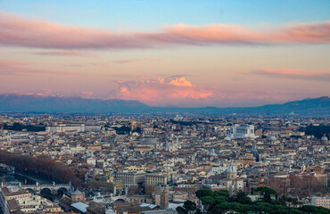 Rome vue depuis la Basilique Saint-Pierre