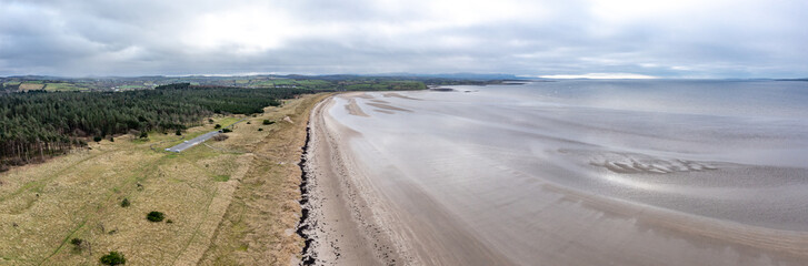 Aerial view of Murvagh in County Donegal, Ireland