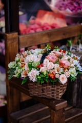 spring flowers basket flowers shop