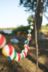 Beach Ball Lanterns at Seaside Camp