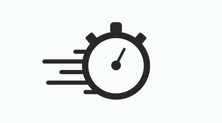 Stopwatch Timer icon. Vector isolated editable illustration