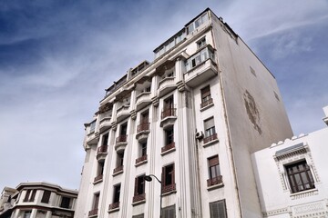 Fototapeta premium Street in Casablanca, Morocco