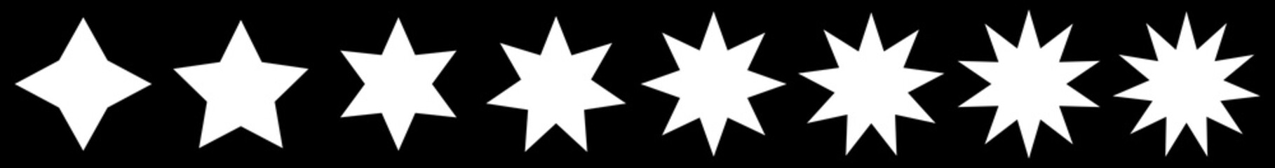 Star symbol, star icon vector