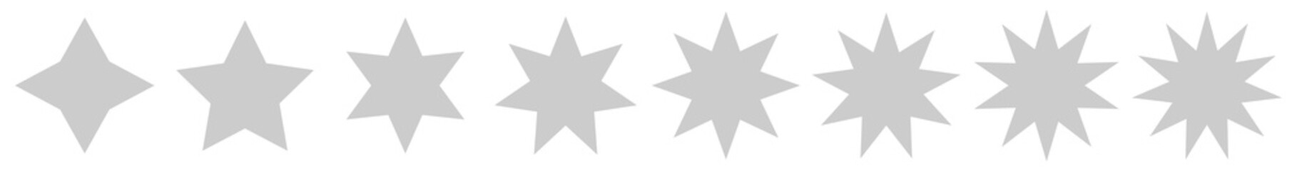 Star symbol, star icon vector