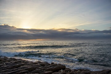 Obraz premium Seascape view of the south coast of South Africa