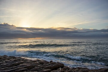 Fototapeta premium Seascape view of the south coast of South Africa