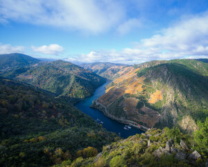 Great views of the Ribeira Sacra from the Matacas viewpoint