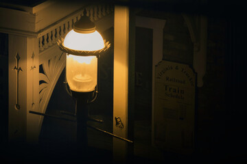 Virginia City Night Light Lamp
