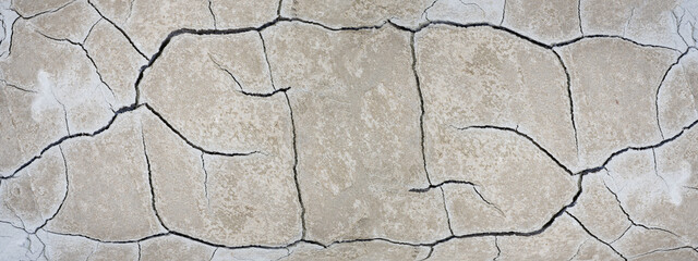 Old white gray grey damaged broken cracked concrete cement plaster stone wall texture background banner