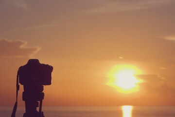 set of pictures of the beauty of nature in the morning