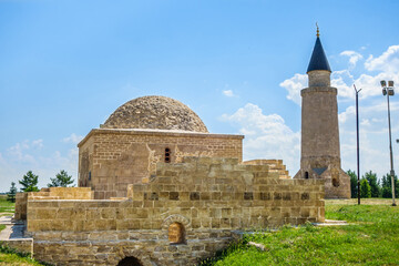 The Khan's tomb of the rulers of the Volga Bulgaria and the Small Minaret (14th century), UNESCO...