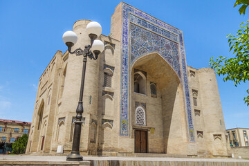 Khanqah of Nadir Divan-begi, a Sufi monastery built in 1620. It is part of the Lyabi-Hauz...