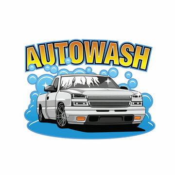 Car wash image for logo and icon