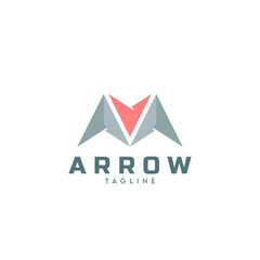 Initials AVA arrow with up and down style, logo design. Target, graphic, Simple, grow