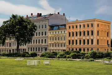Fototapeta premium görlitz, deutschland - park am wilhelmsplatz