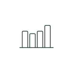 Bar Graph   icons  symbol vector elements for infographic web