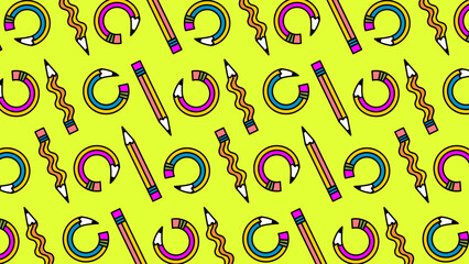 Groovy Pencil Pattern