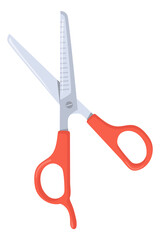 Hair scissors icon. Professional hairdresser tool. Beauty salon symbol