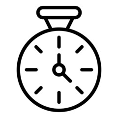Time of eye patch icon outline vector. Face mask. Cream skin