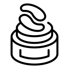 Eye patch icon outline vector. Beauty mask. Skin woman