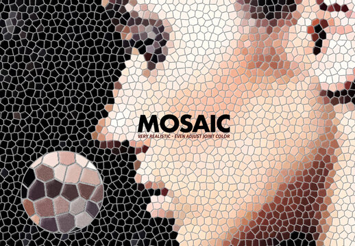 Mosaic tiles Effect