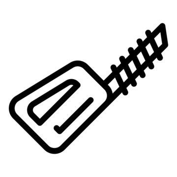recommend clip art: Tree trimmer icon outline vector. Garden lawn. Mower equipment